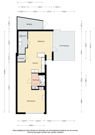 Plattegrond - Leienhoesstraat 67, 6413 CE Heerlen - Leienhoesstraat 67 Heerlen - 1e Verdieping 2D.jpg